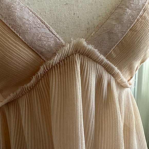 RARE FP ONE Ballet Pink Sheer Babydoll Top BEAUTIFUL DREAMY Sz XS - Picture 14 of 17
